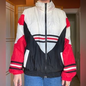 Retro racer lightweight windbreaker